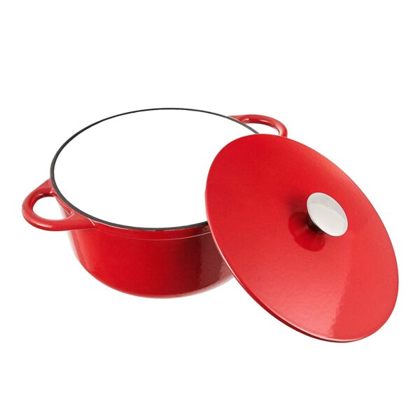 Cocotte de hierro fundido roja de ibili